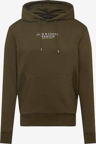 Sweat-shirt 'JPRBLUArchie' JACK & JONES en vert : devant