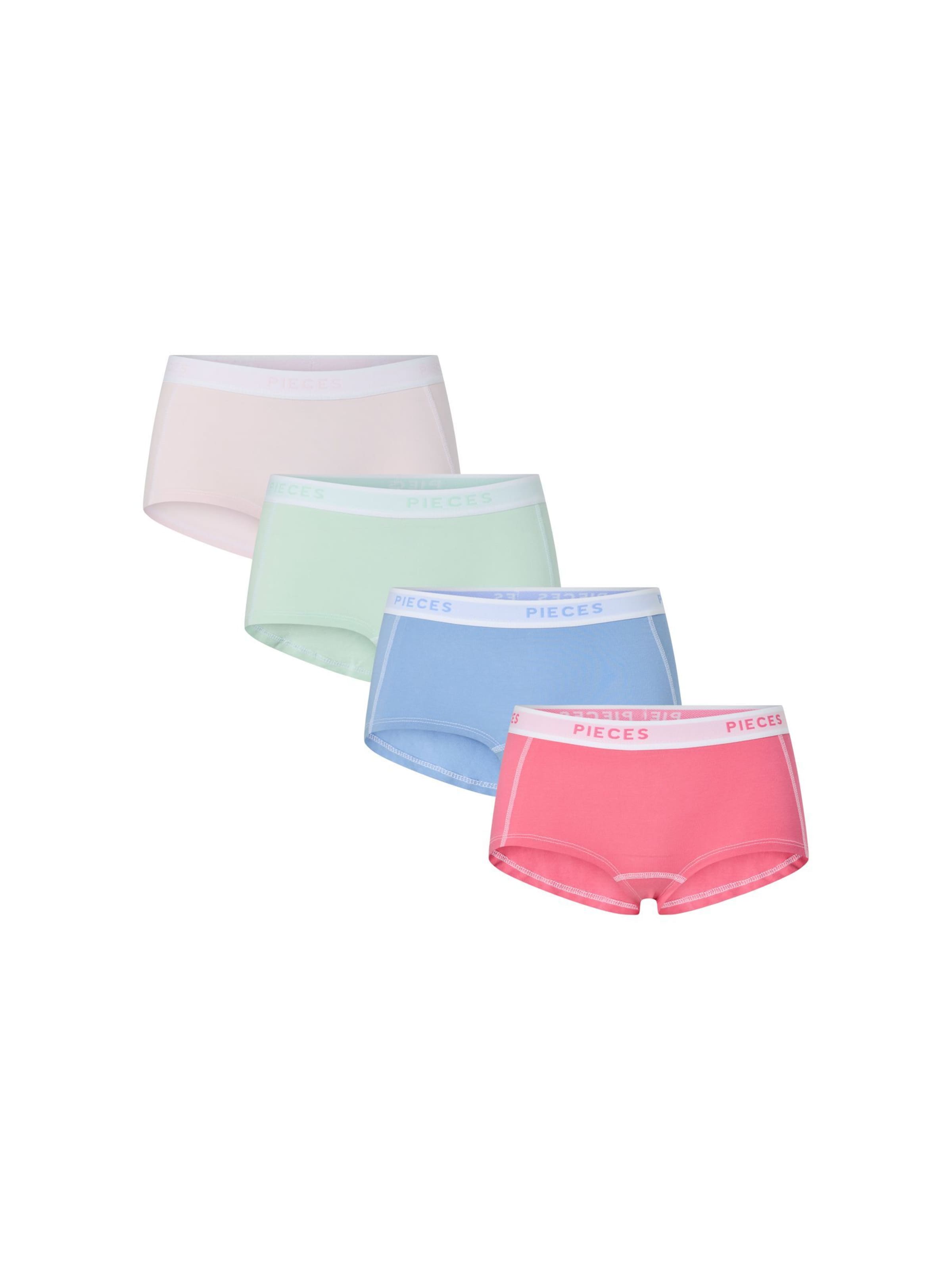 PIECES Broekje in Blauw: voorkant