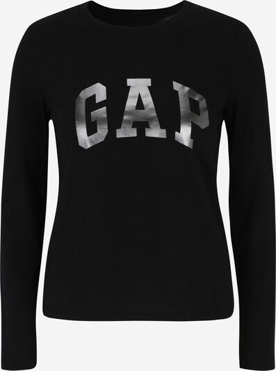 Gap Petite Μπλουζάκι σε μαύρο / ασημί, Άποψη προϊόντος