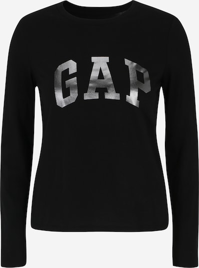 Gap Petite Shirt in de kleur Zwart / Zilver, Productweergave