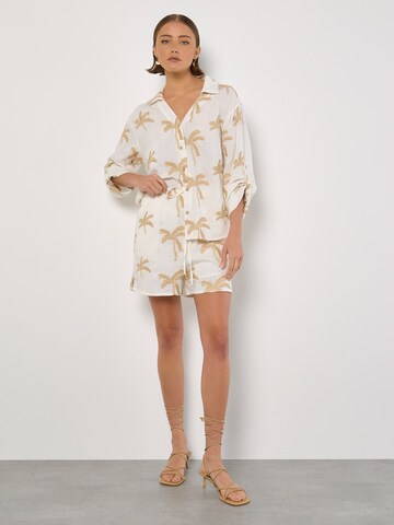 Regular Pantalon ' ' Apricot en beige : devant