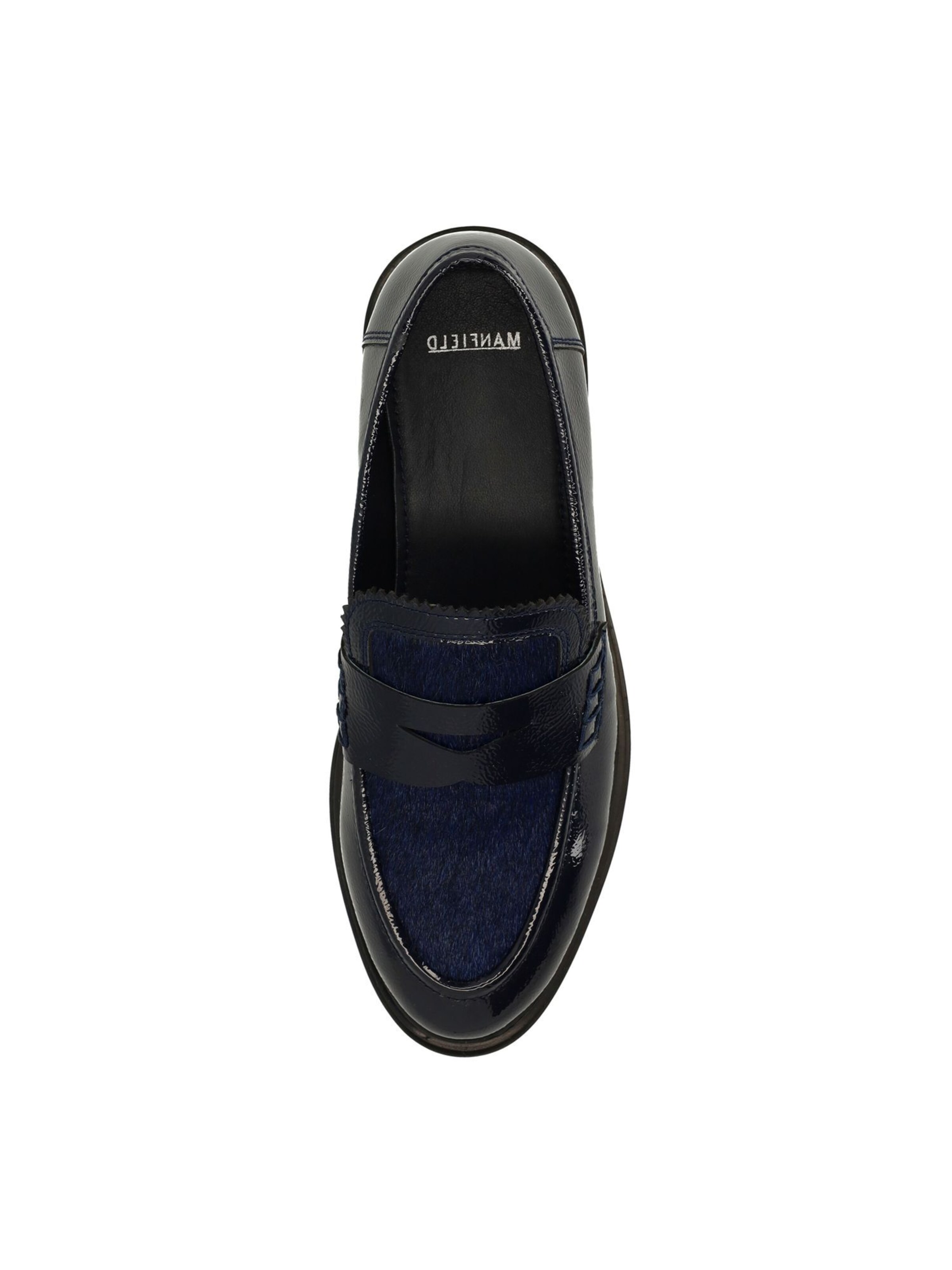 Mocassin MANFIELD en bleu