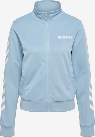 Giacca di felpa sportiva 'Legacy' di Hummel in blu: frontale