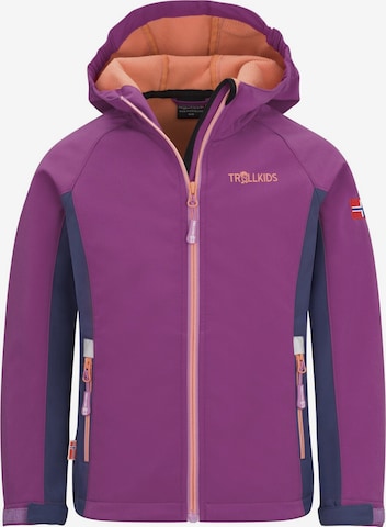 TROLLKIDS Outdoor jacket in Pink: front