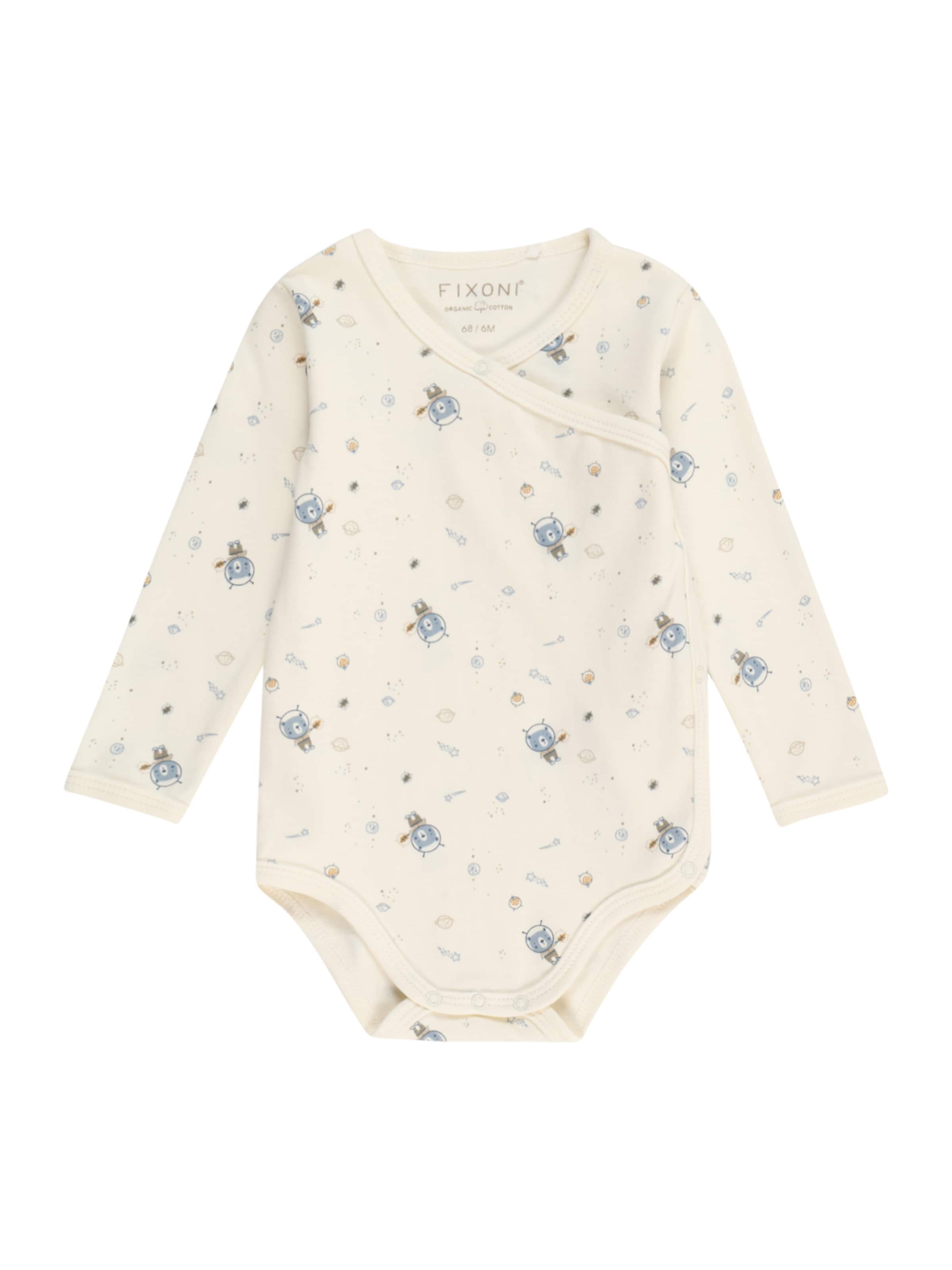 Salopetă/Body de la Fixoni pe albastru: față