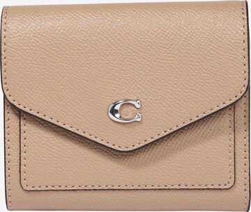 Porte-monnaies COACH en beige : devant