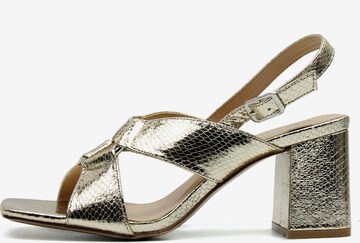 Celena Remienkové sandále 'Christel' - Zlatá