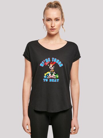 T-shirt 'Powerpuff Girls Tough To Beat' F4NT4STIC en noir : devant