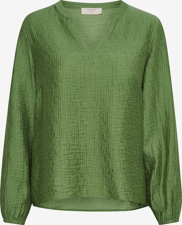 Cream - Blusa 'Wilma' en verde: frente