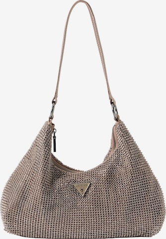 GUESS - Bolso de hombro en gris: frente