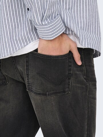Only & Sons regular Jeans 'ONSWeft' i grå