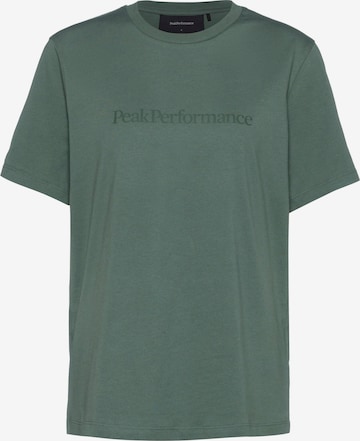 PEAK PERFORMANCE T-Shirt in Grün: predná strana