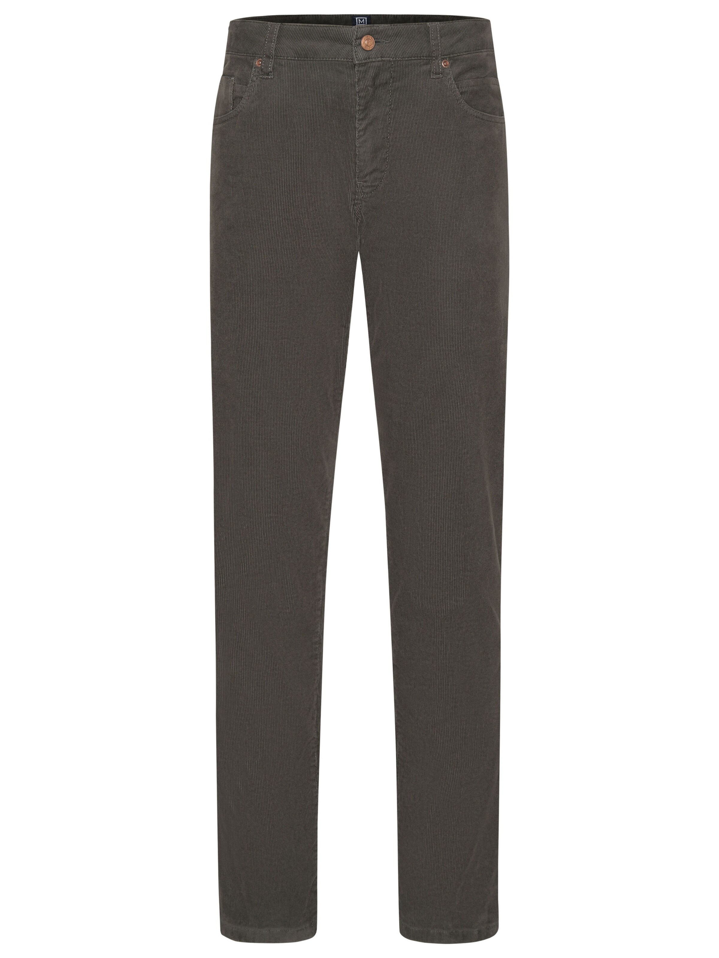 MEYER Slimfit Hose in Grau: Vorderseite