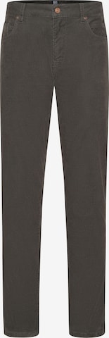 MEYER Slim fit Pants in Grey: front