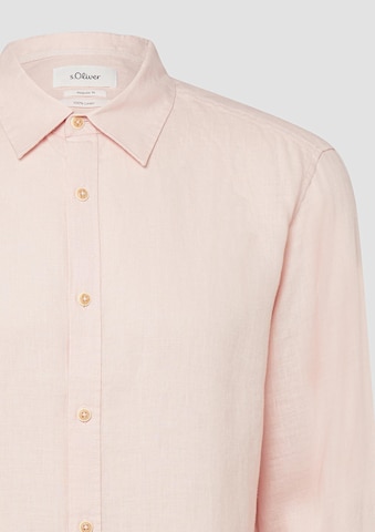 Coupe regular Chemise s.Oliver en rose