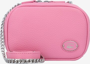 LACOSTE Crossbody Bag in Pink: front