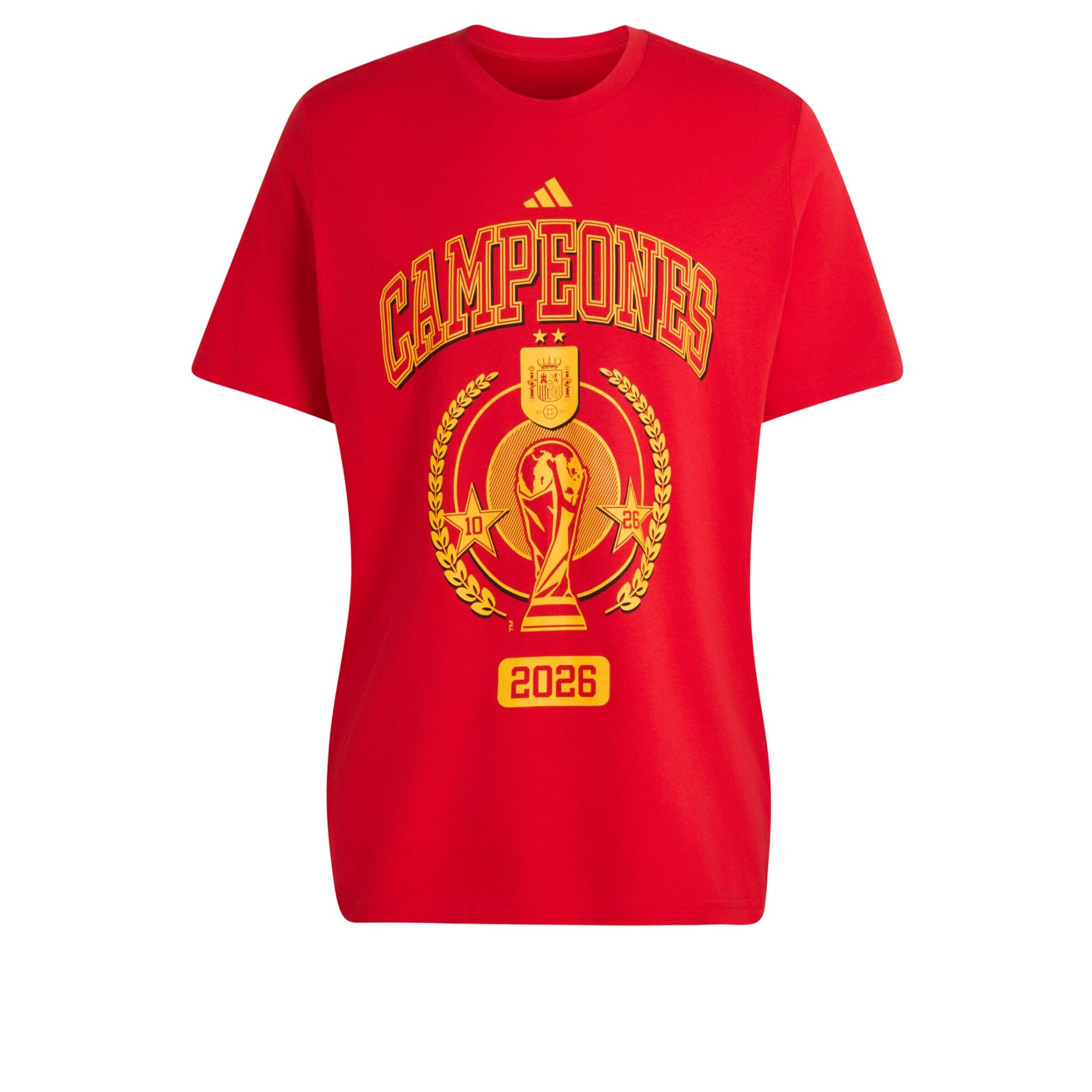 ADIDAS PERFORMANCE - Camiseta funcional ' FEF H WIN26 T W ' en rojo: frente