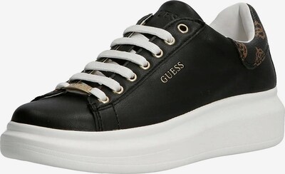Sneaker low GUESS pe maro / negru, Vizualizare produs
