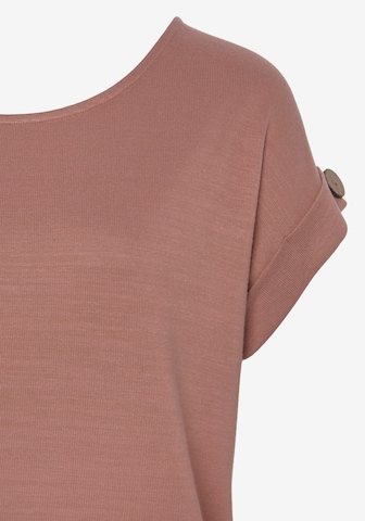 T-shirt LASCANA en rose