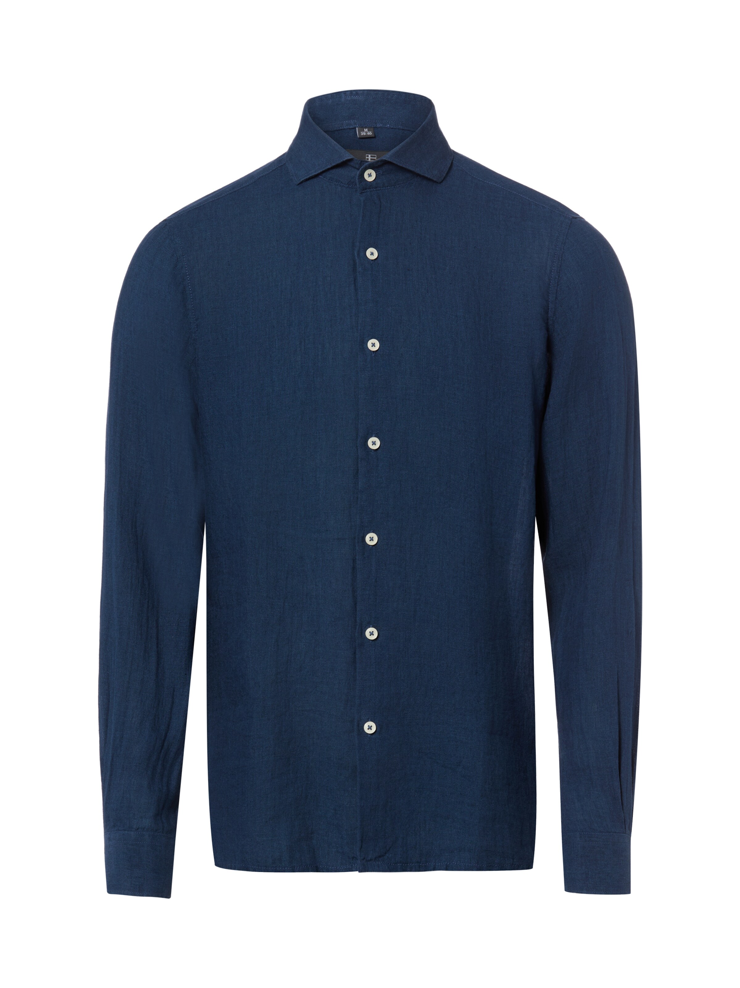 Fit confort Chemise Nils Sundström en bleu : devant