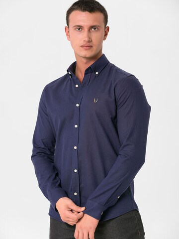 By Diess Collection Slim Fit Hemd 'Boleslao' in Blau