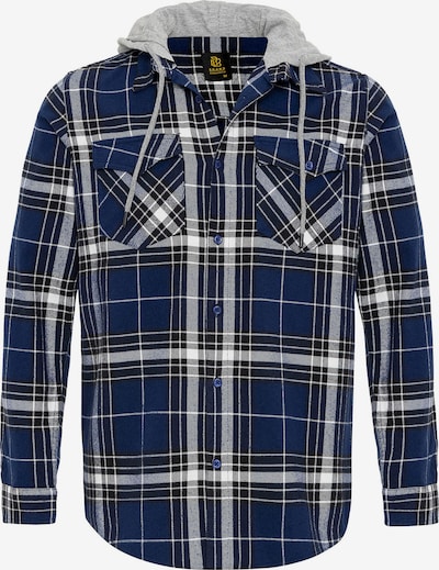 Jacey Quinn Casaco meia-estação em navy / cinzento / branco, Vista do artigo