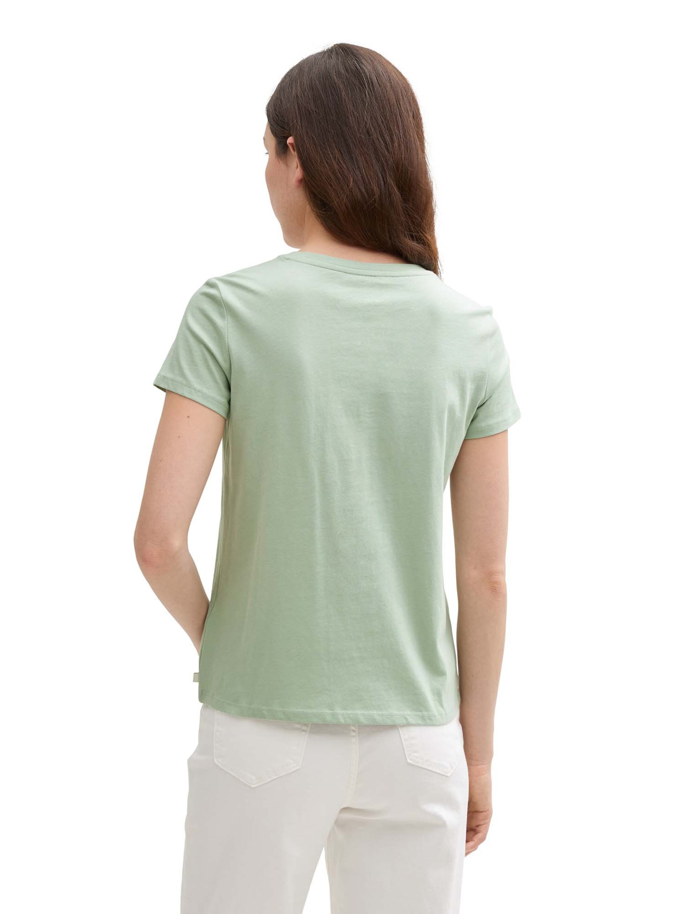 TOM TAILOR DENIM Koszulka w kolorze zielony