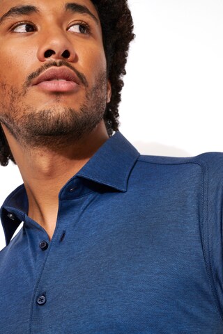 DESOTO Slim Fit Hemd in Blau