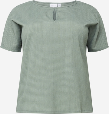EVOKED Majica 'NEYA' | zelena barva: sprednja stran