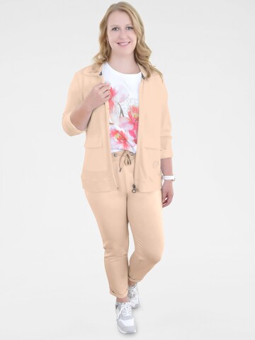 Regular Pantalon Navigazione en beige