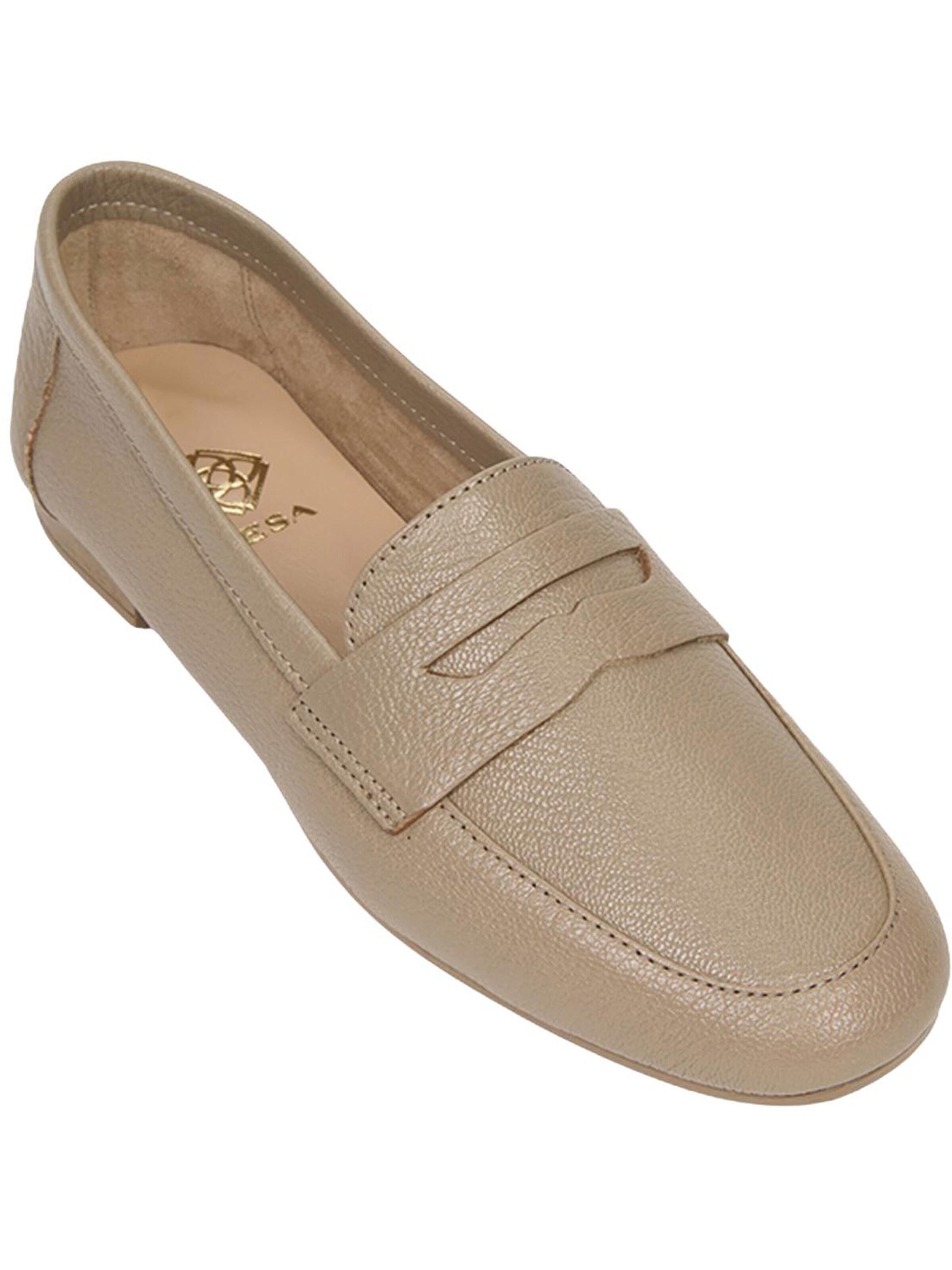 Desa Moccasins 'Loafer' in Grey: front