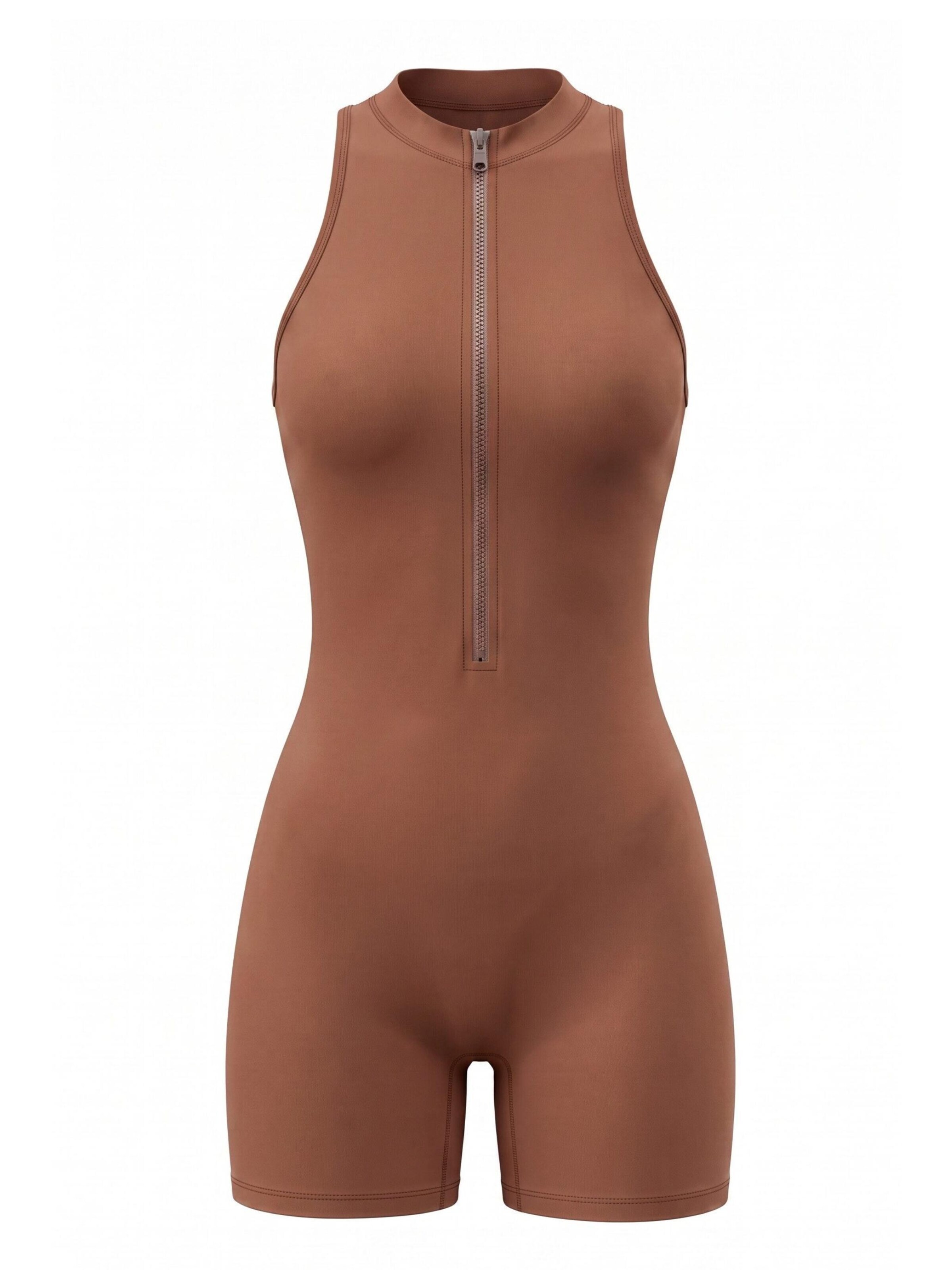 FemmeTone Jumpsuit 'Briseida'‌‌‌‌‌ in Braun: Vorderseite