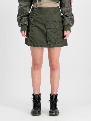 ALPHA INDUSTRIES Rock in Grün: Vorderseite