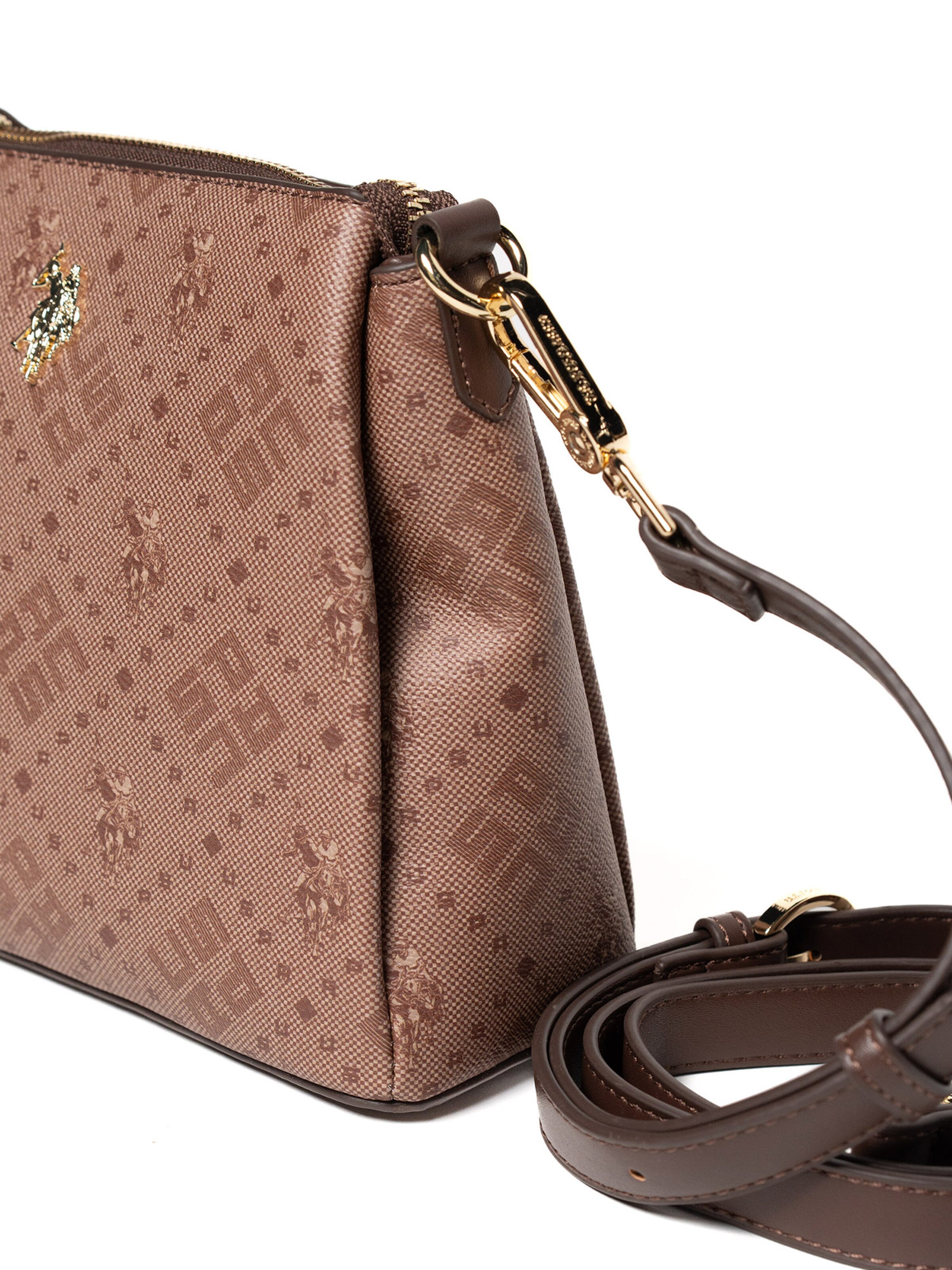 U.S. POLO ASSN. Schoudertas in Bruin