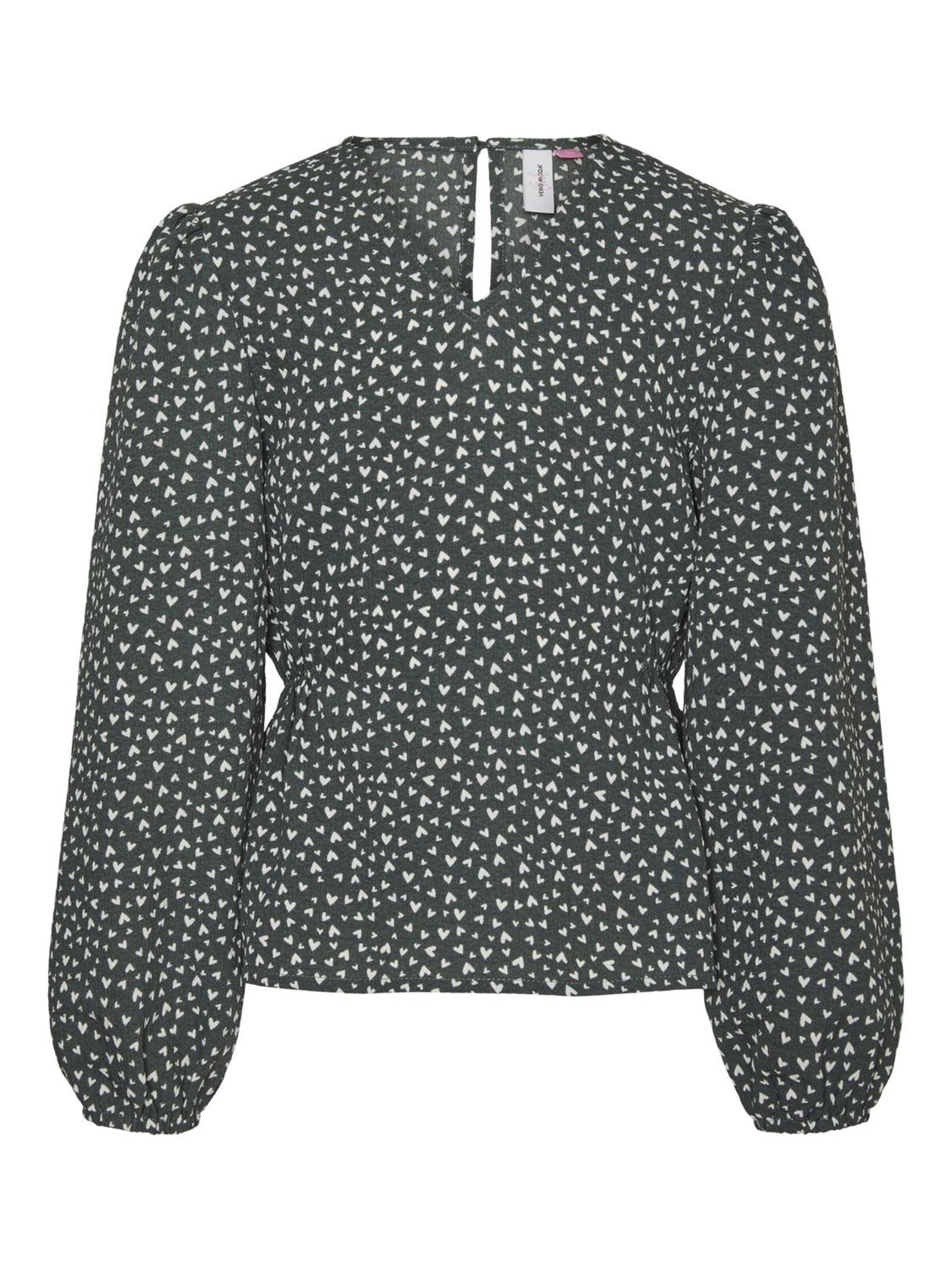 Vero Moda Girl Shirt 'BANGY' in Green: front