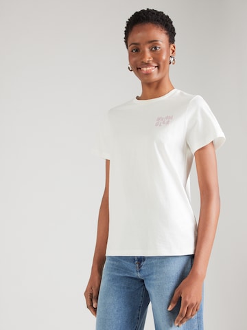 T-shirt 'SIGN OFF' WRANGLER en blanc : devant