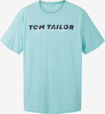 TOM TAILOR Shirt in Blue: front