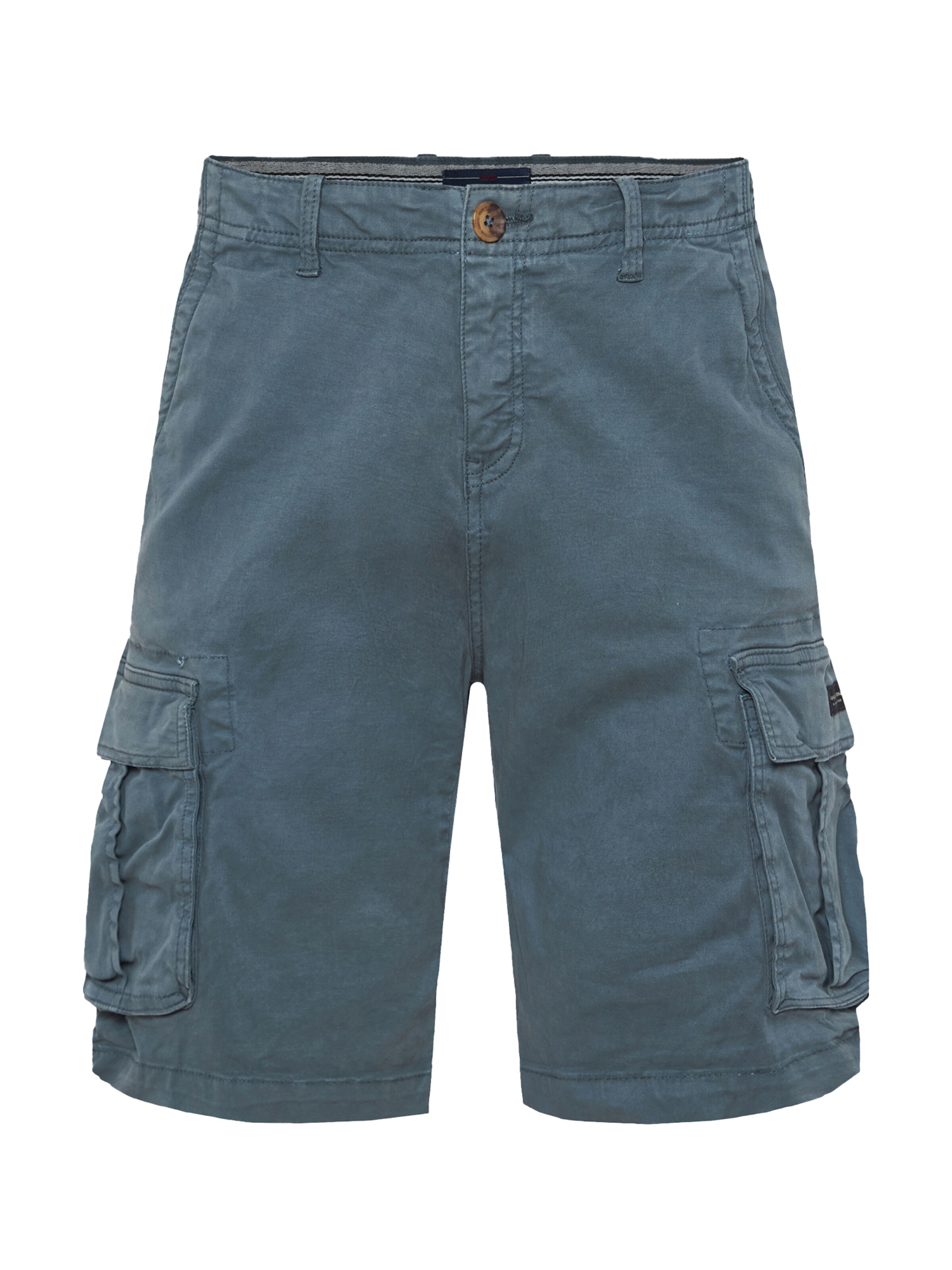 Funky Buddha regular Παντελόνι cargo σε μπλε: μπροστά