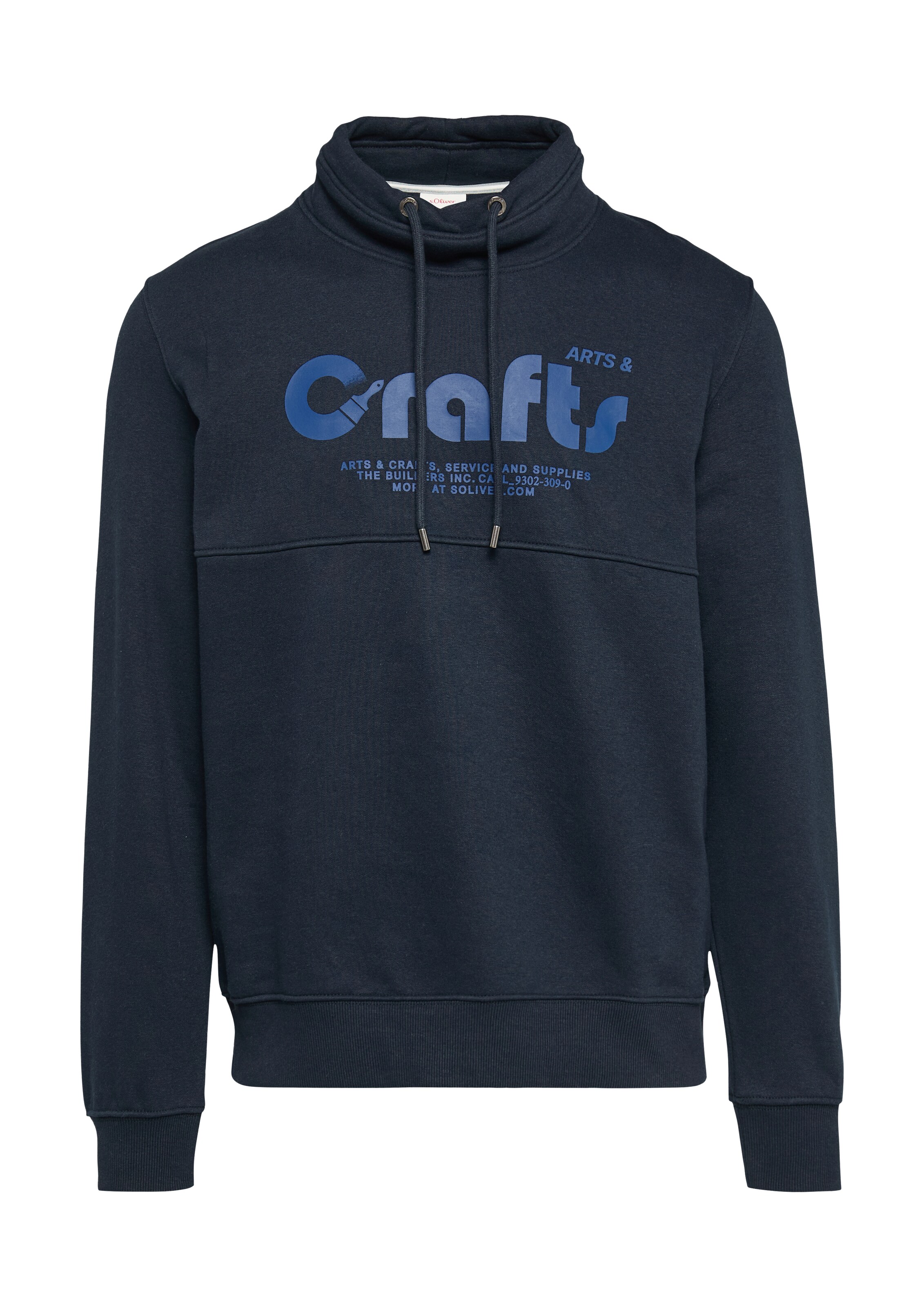 s.Oliver Sweatshirt in Blau: Vorderseite