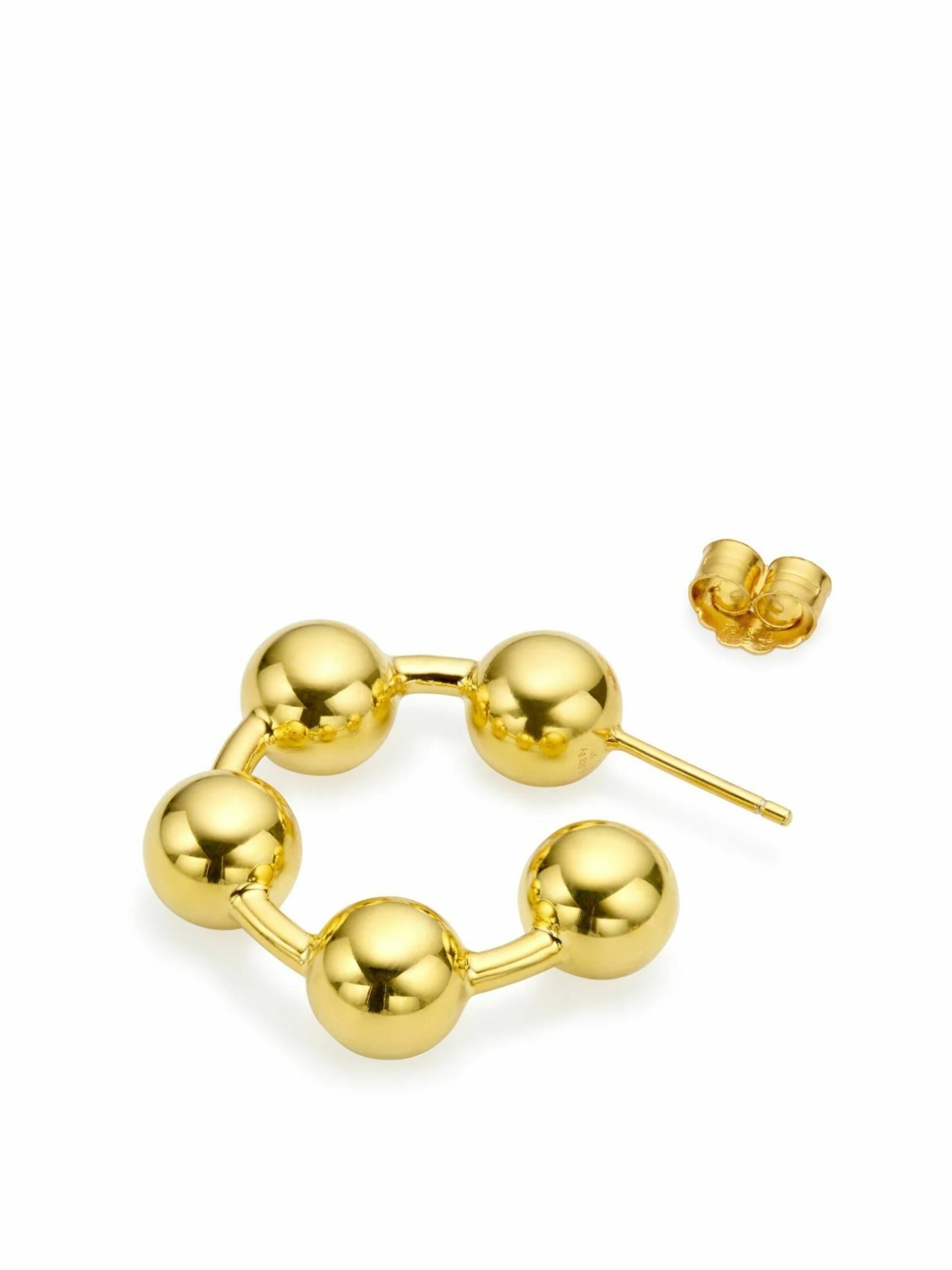 Jane Kønig Øreringe 'Big Atomic' i guld