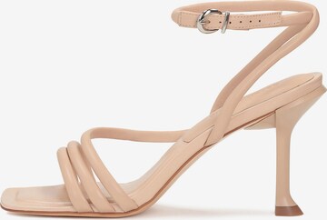 Kazar Studio Sandalen met riem in Beige: voorkant