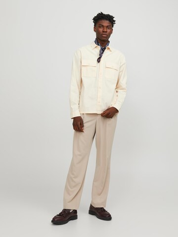 Comfort fit Camicia 'JJEVenice' di JACK & JONES in beige