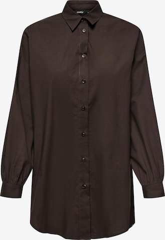 ONLY Blouse 'Nora' in Bruin: voorkant