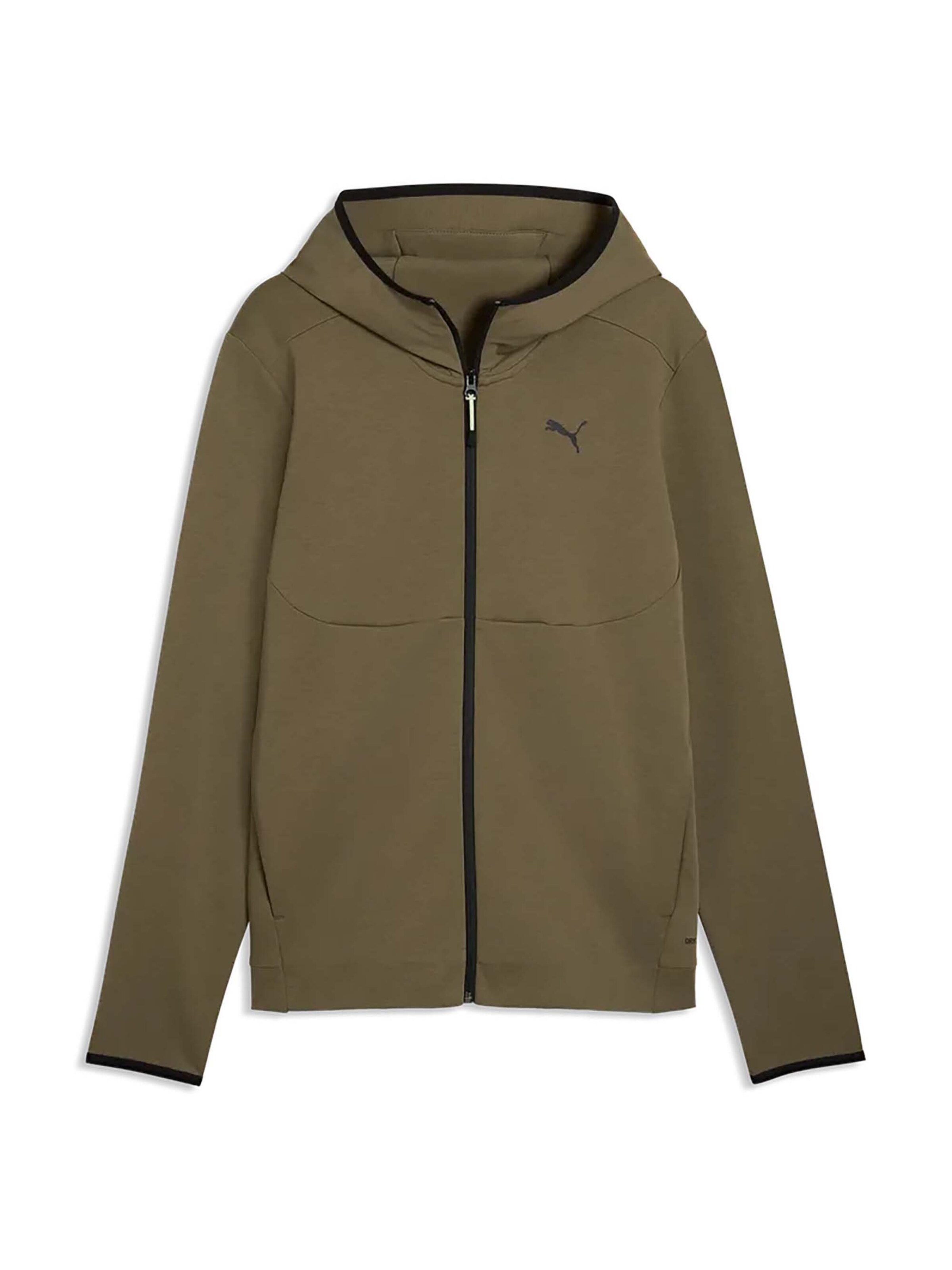 PUMA Sweat de sport en S en kaki, Vue avec produit