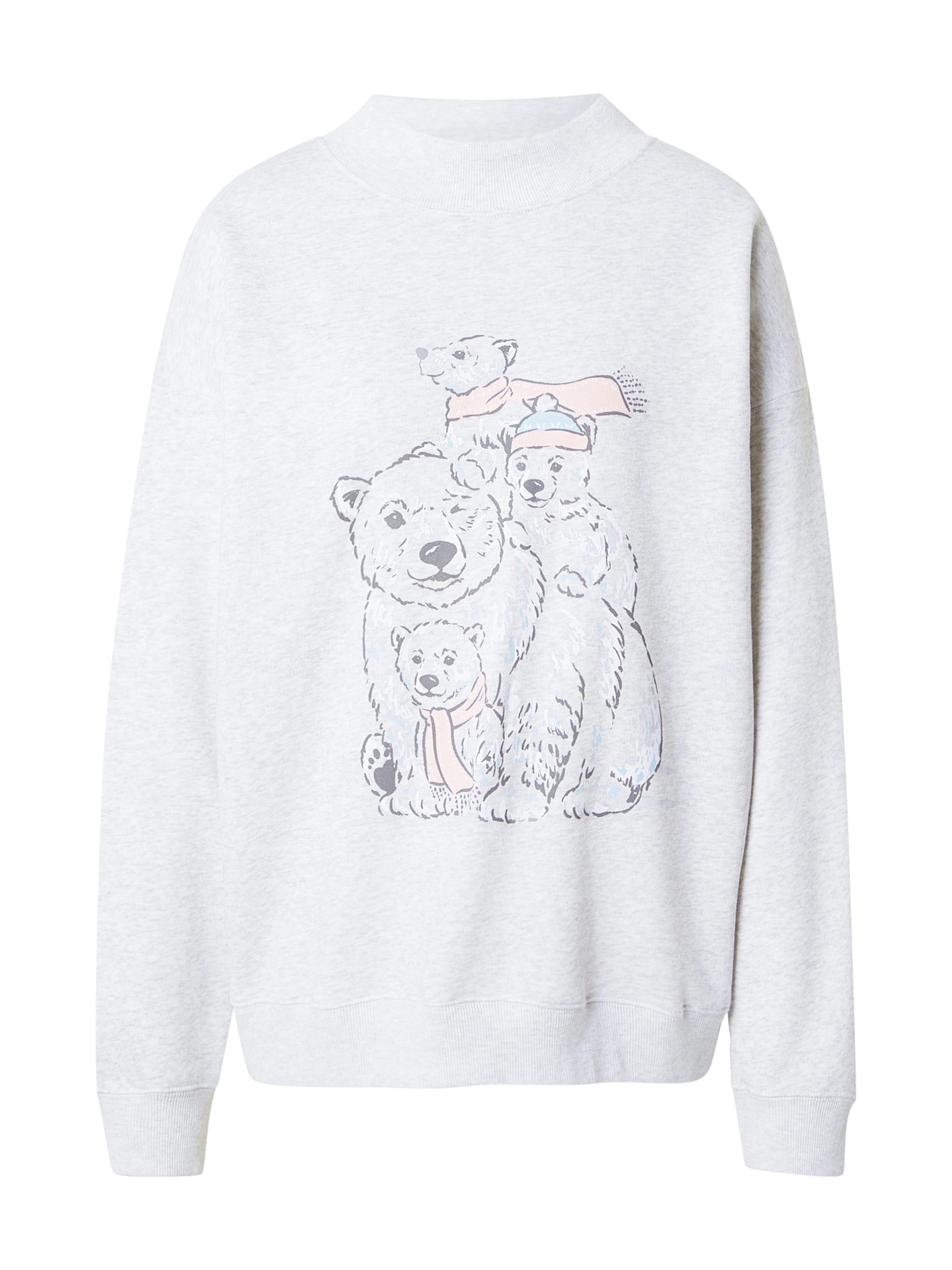 HOLLISTER Μπλούζα φούτερ 'XMAS' σε γκρι: μπροστά