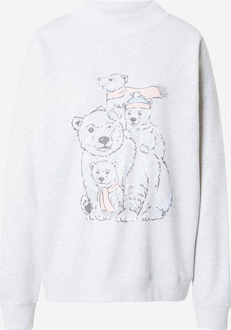 HOLLISTER Свитшот 'XMAS' в Серый: спереди