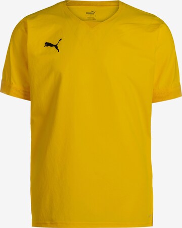 Maglia trikot 'TeamFINAL' di PUMA in giallo: frontale