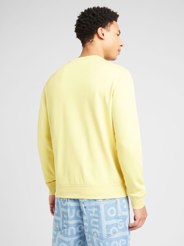 BOSS - Sweatshirt 'Westart' em amarelo