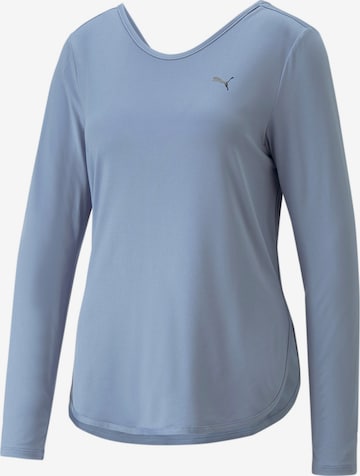 PUMA Functioneel shirt in Blauw: voorkant