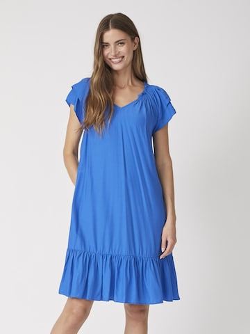 co'couture Kleid 'Sunrise' in Blau: Vorderseite
